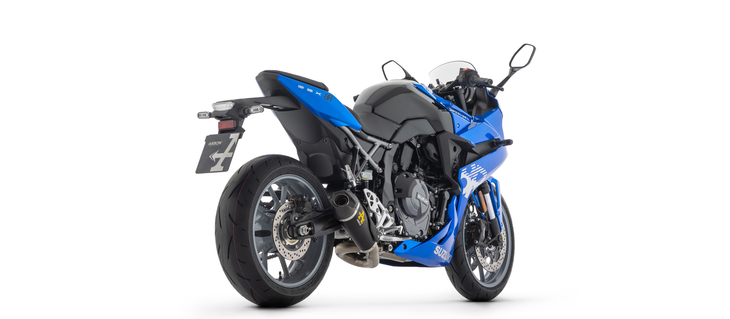 ARROW Auspuff WORKS DARK Racing für Suzuki GSX-8S, GSX-8R 2024- und GSX-8T, 8TT, 2025-