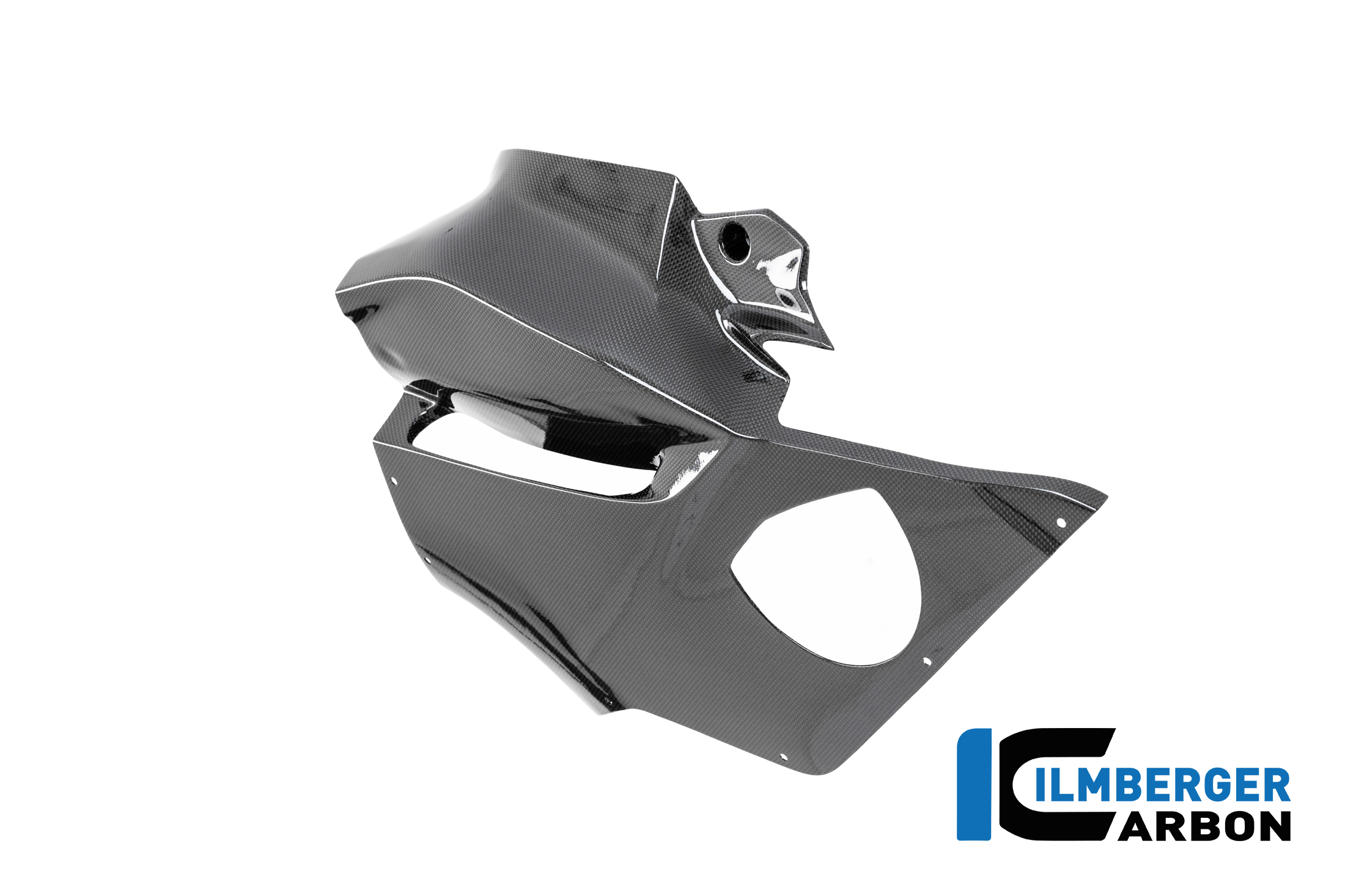 Ilmberger Carbon Verkleidungsseitenteil Racing links, glänzend, Ducati Panigale V4 R, 2025-