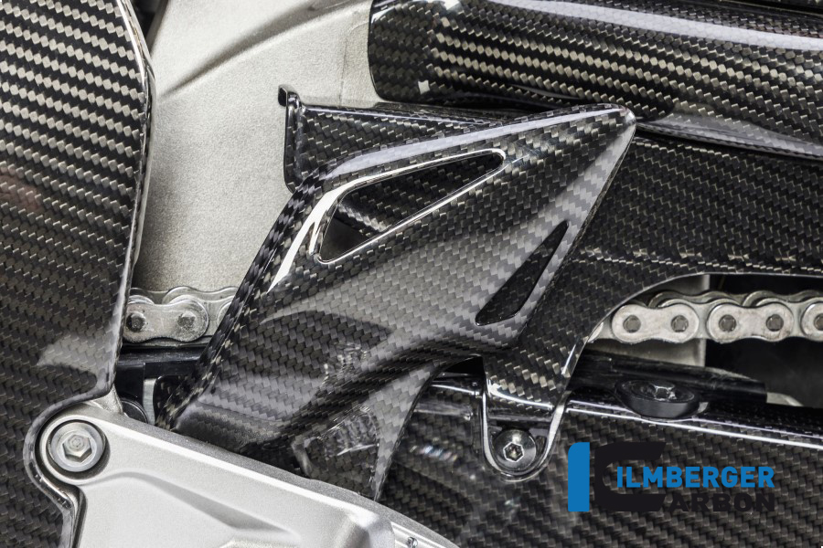 Ilmberger Carbon Fersenschutz links Carbon