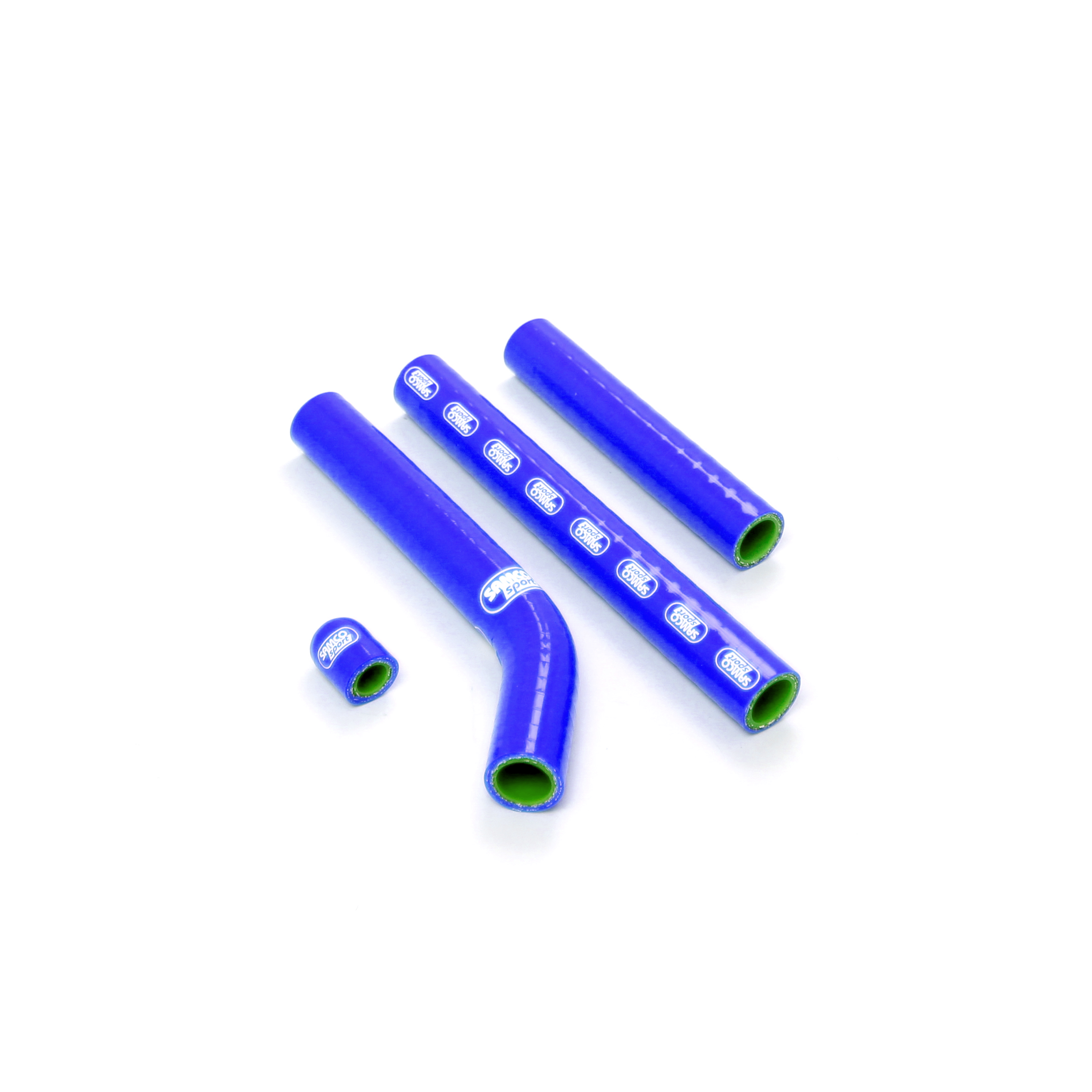 SAMCO SPORT Siliconschlauch Kit Thermostat Bypass blau für KTM 125 EXC 125 XCW 200 EXC 200 XC-W Husaberg TE125 Modelljahr 2011-2012