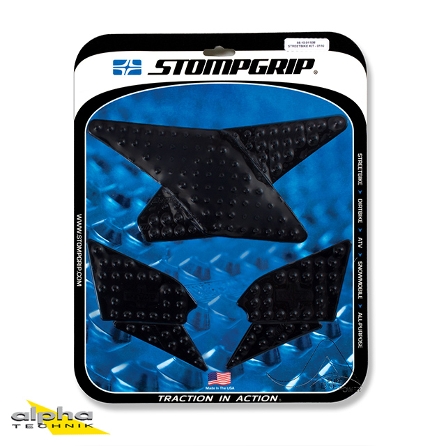 Stompgrip schwarz, Volcano, für Suzuki GSR750, 2012-2015, GSX-S 750, 2015-2016