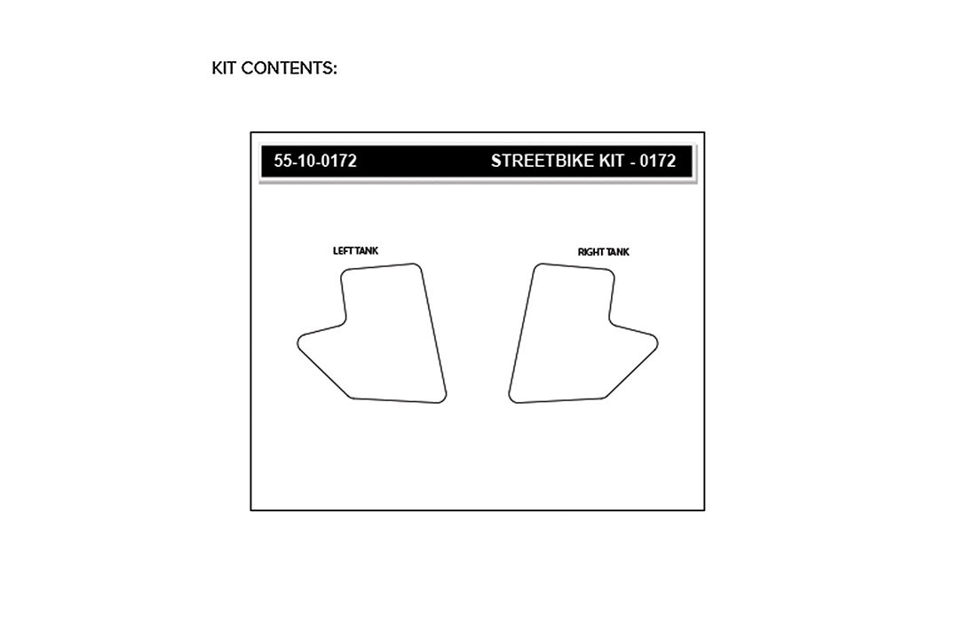 Stompgrip klar, Volcano, für Suzuki DRZ400 Typ: WVBE Baujahr: 2001-2022