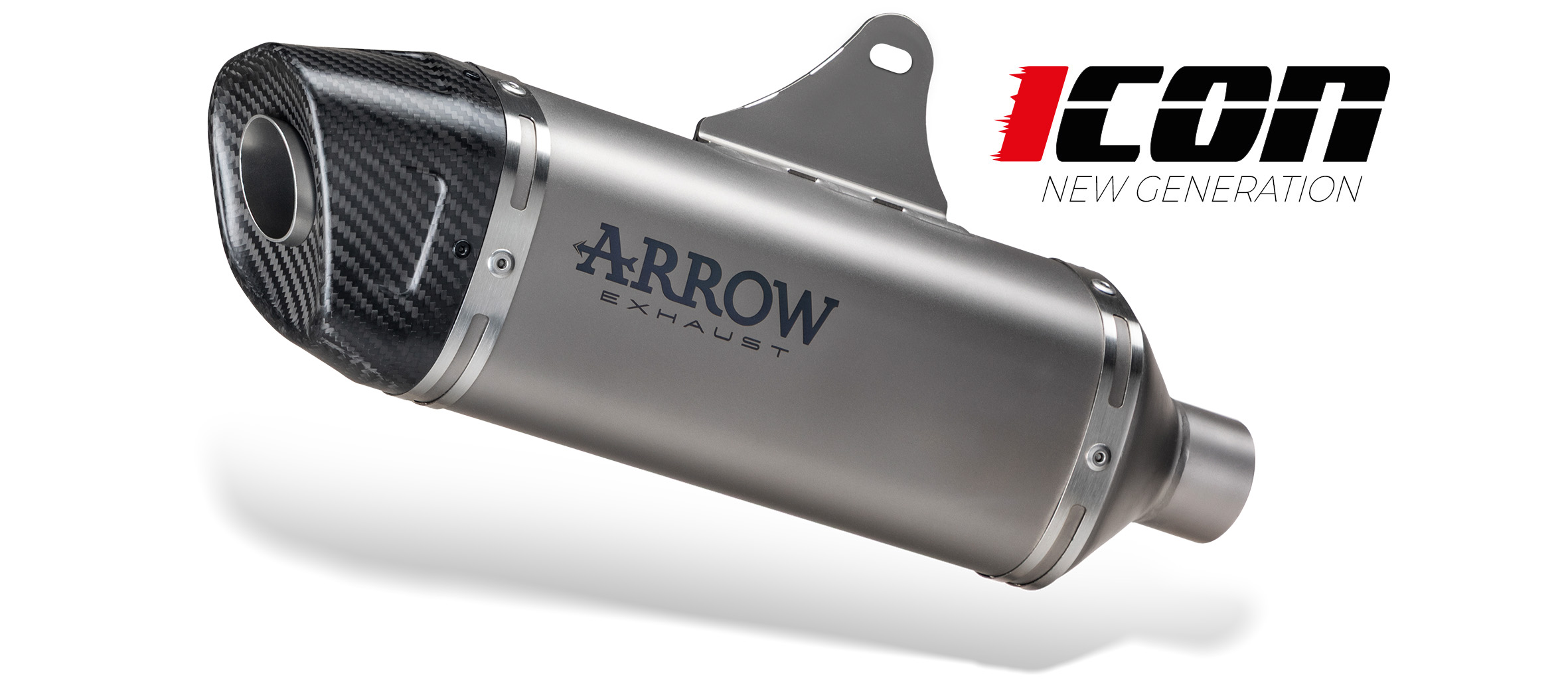 ARROW Komplettanlage Icon Titanium für Yamaha YZF-R, MT 125,  2025-