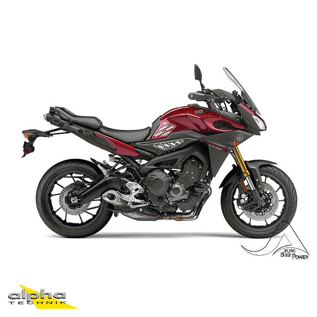 Stompgrip schwarz, Volcano, für Yamaha, MT09 Tracer, 2015-