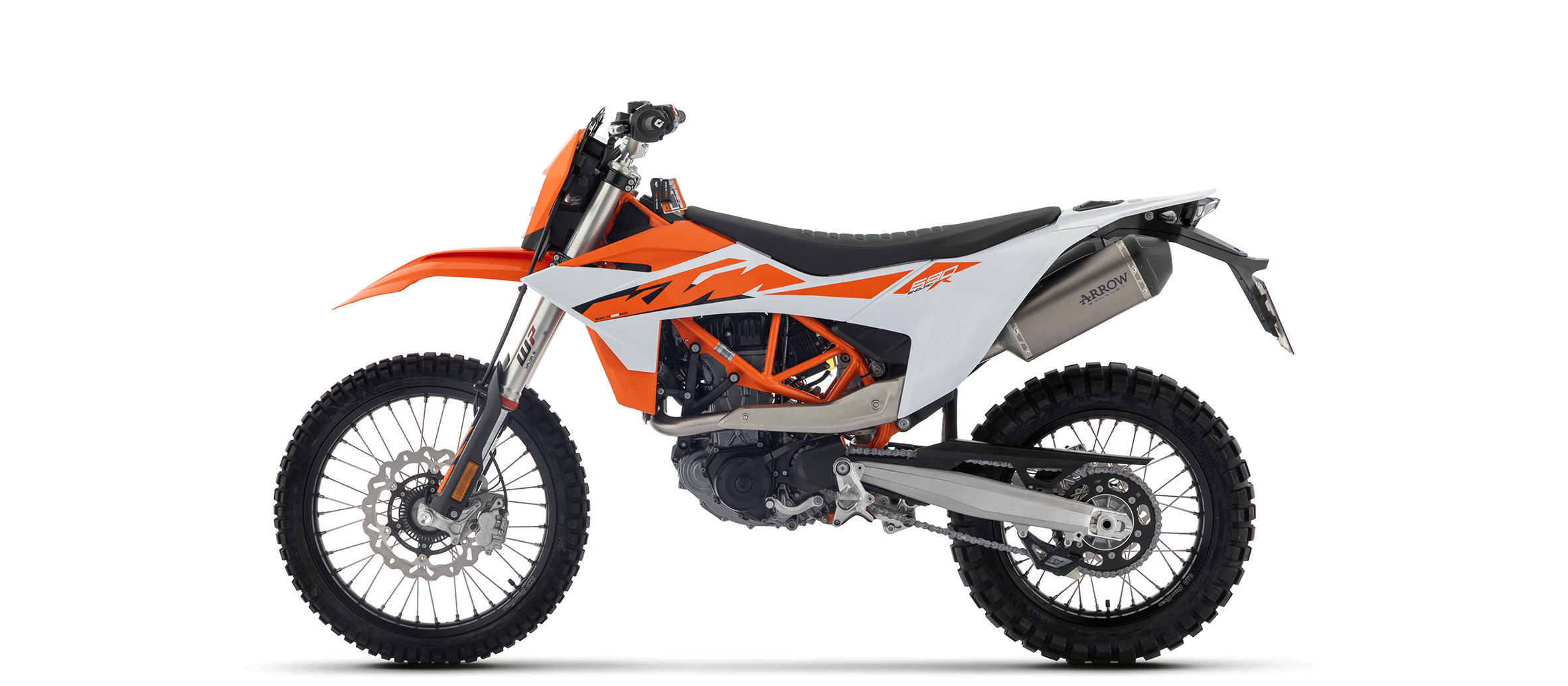 ARROW Auspuff Komplettanlage Explorer Titanium für KTM 690 Enduro R, SMC R und Husqvarna 701 Enduro, Supermoto, 2025-