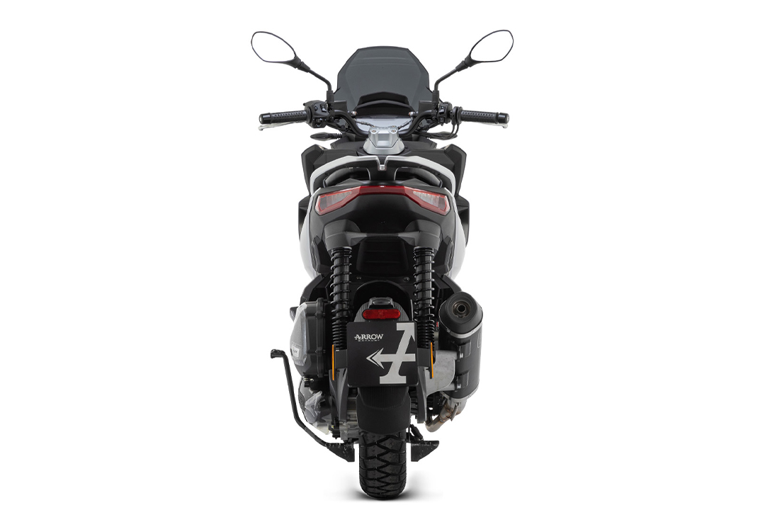 ARROW Auspuff DARK URBAN für Aprilia SR125 GT / SR200 GT Modelljahr 2022-