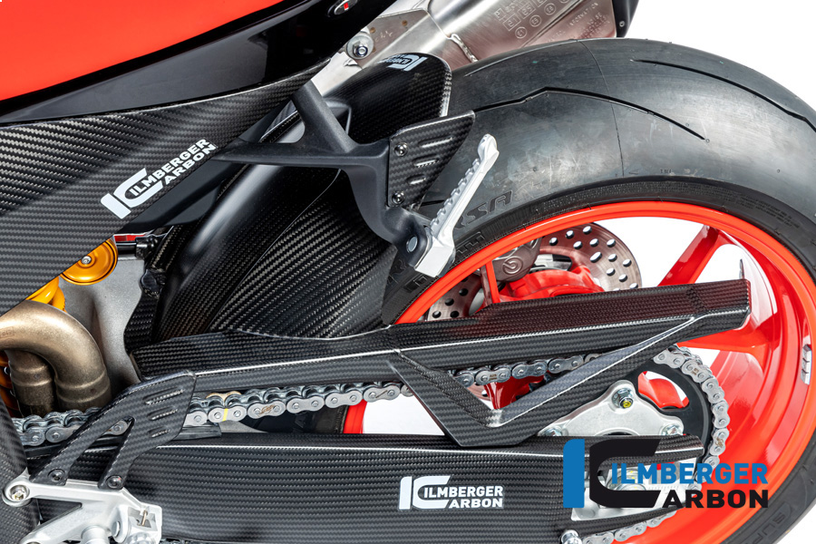 Ilmberger Carbon Kotflügel hinten matt für Aprilia RSV4 / Tuono V4 2021-