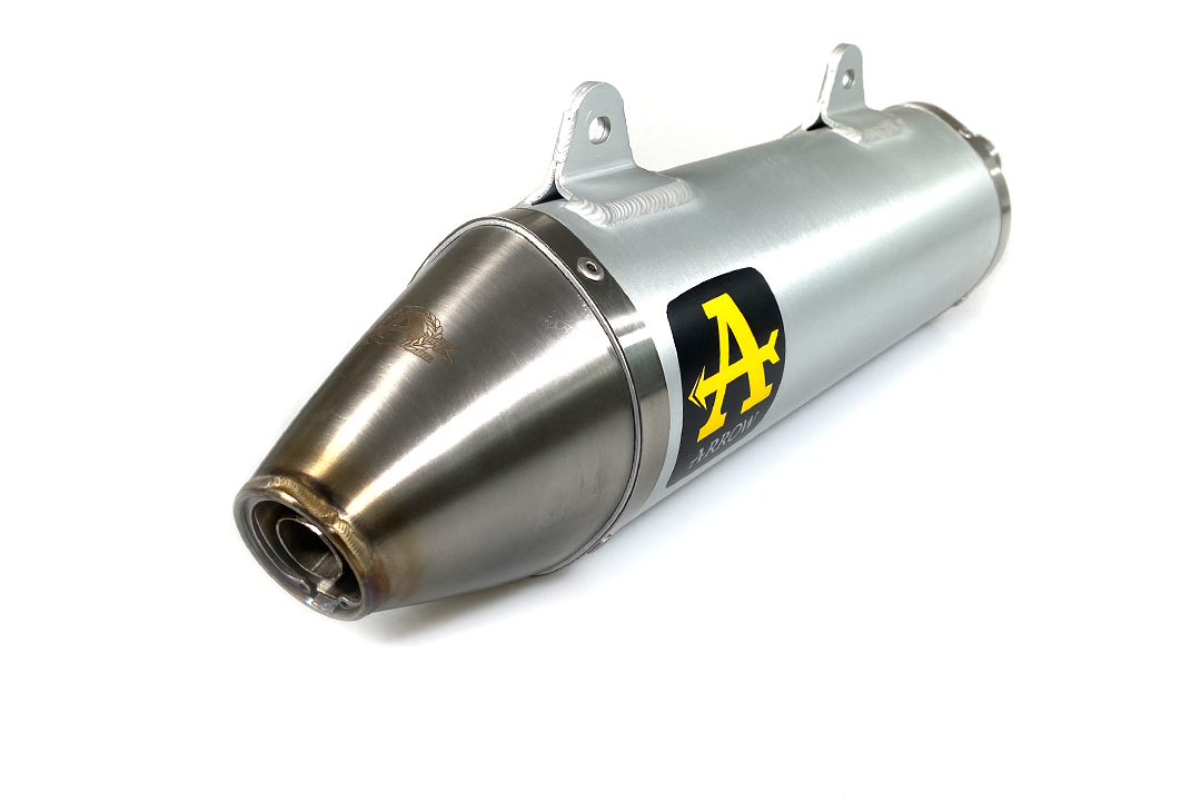 ARROW Auspuff THUNDER Aluminium für Aprilia RX125 / SX125 Modelljahr 2021-2023