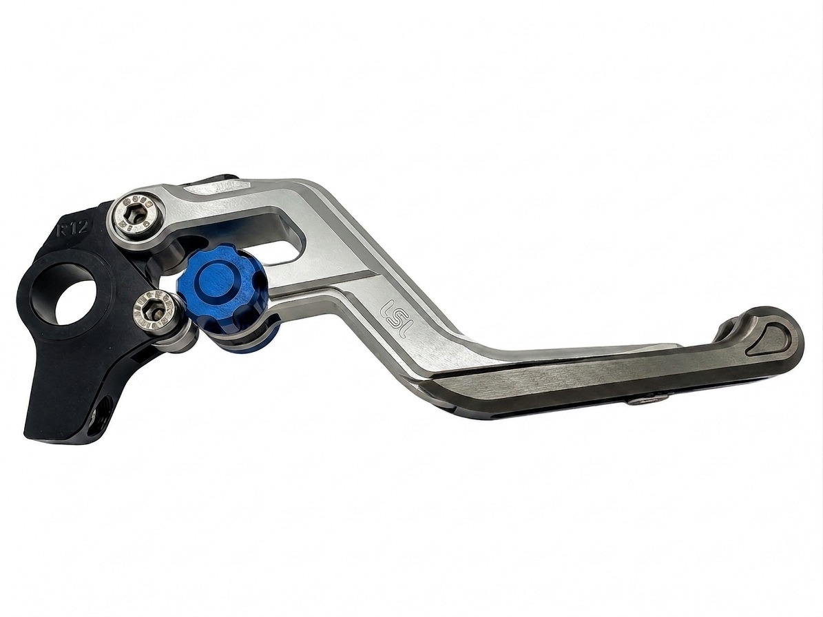 LSL ERGONIA Bremshebel R68R Silber/Blau/Anthrazit