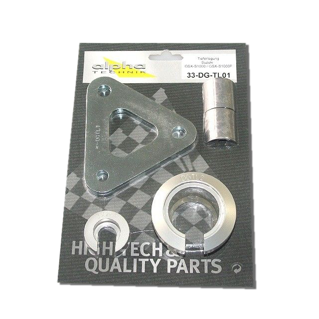 alpha Technik Tieferlegungssatz 40mm für Suzuki GSX-S1000,F; Typ DG; Modelljahr 2015-