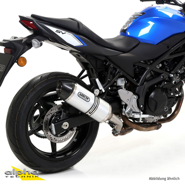 ARROW Auspuff RACE TECH für Suzuki SV650 2016- aus Aluminium