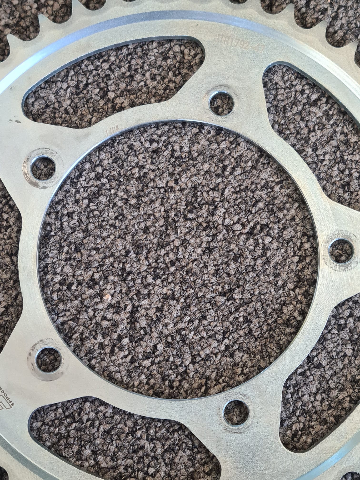 Kettenrad Stahl, 47 Zähne, Teilung 525