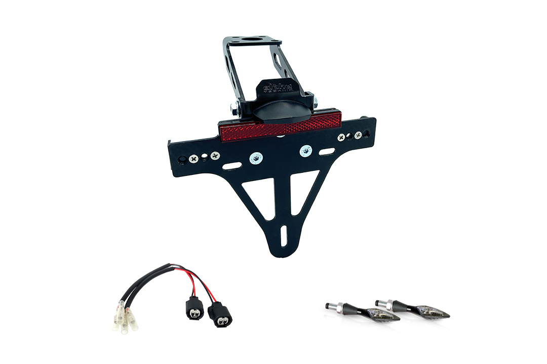 Kennzeichenhalter-Blinker-Kit X-LED für Kawasaki ZX-4RR, Typ ZX400P, Modelljahr 2024-