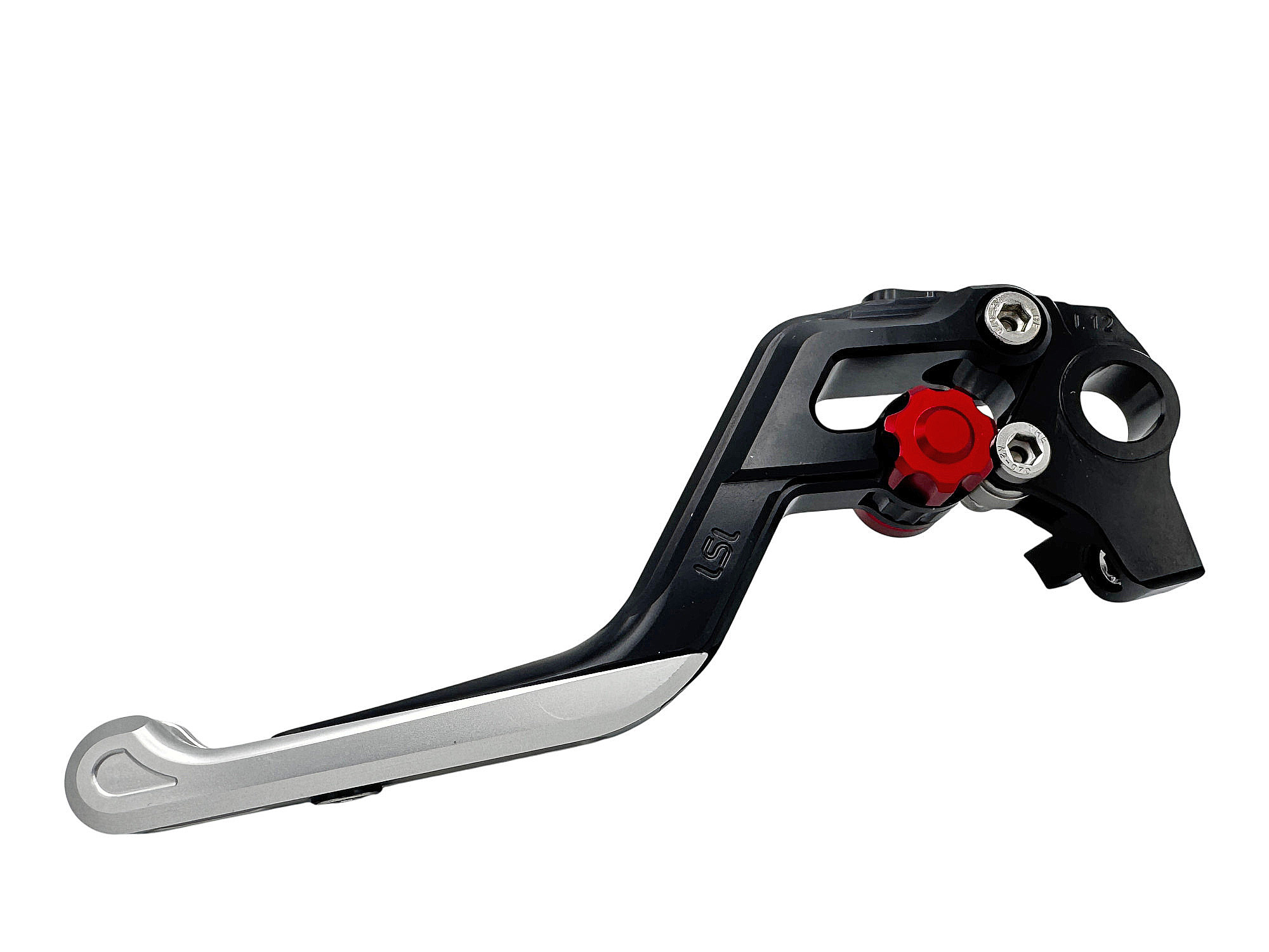LSL ERGONIA Kupplungshebel L16 Schwarz/Rot/Silber