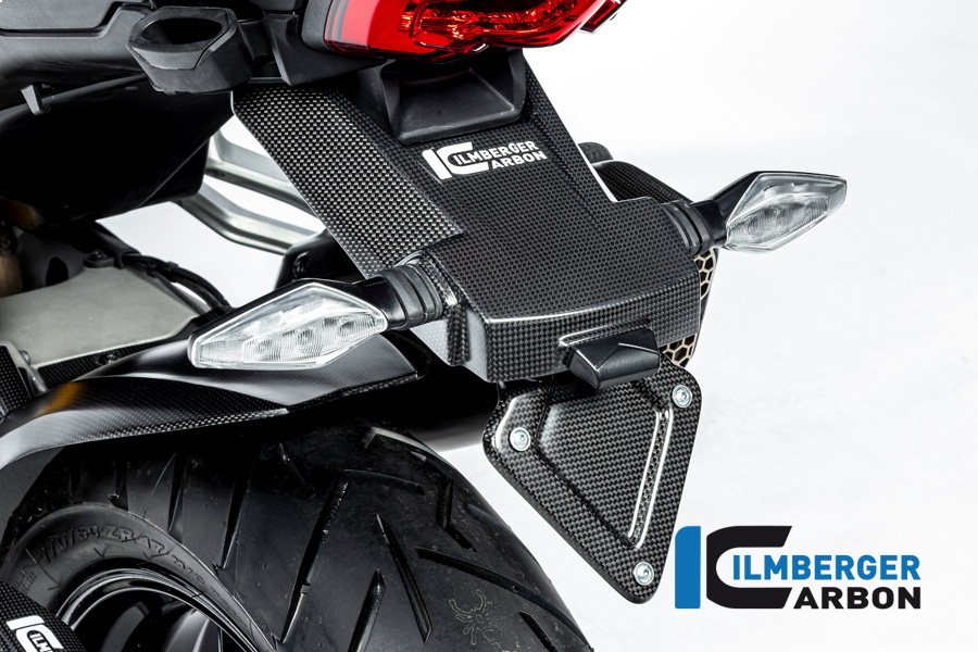 Ilmberger Carbon Kennzeichenträger, matt, Ducati Multistrada V4 2020-
