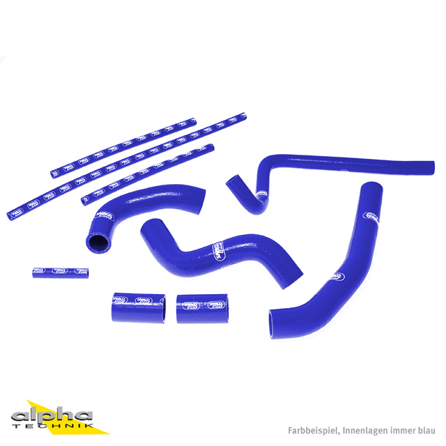 SAMCO SPORT Siliconschlauch Kit blau für Yamaha YZF1000R1 Modelljahr 2009-2014
