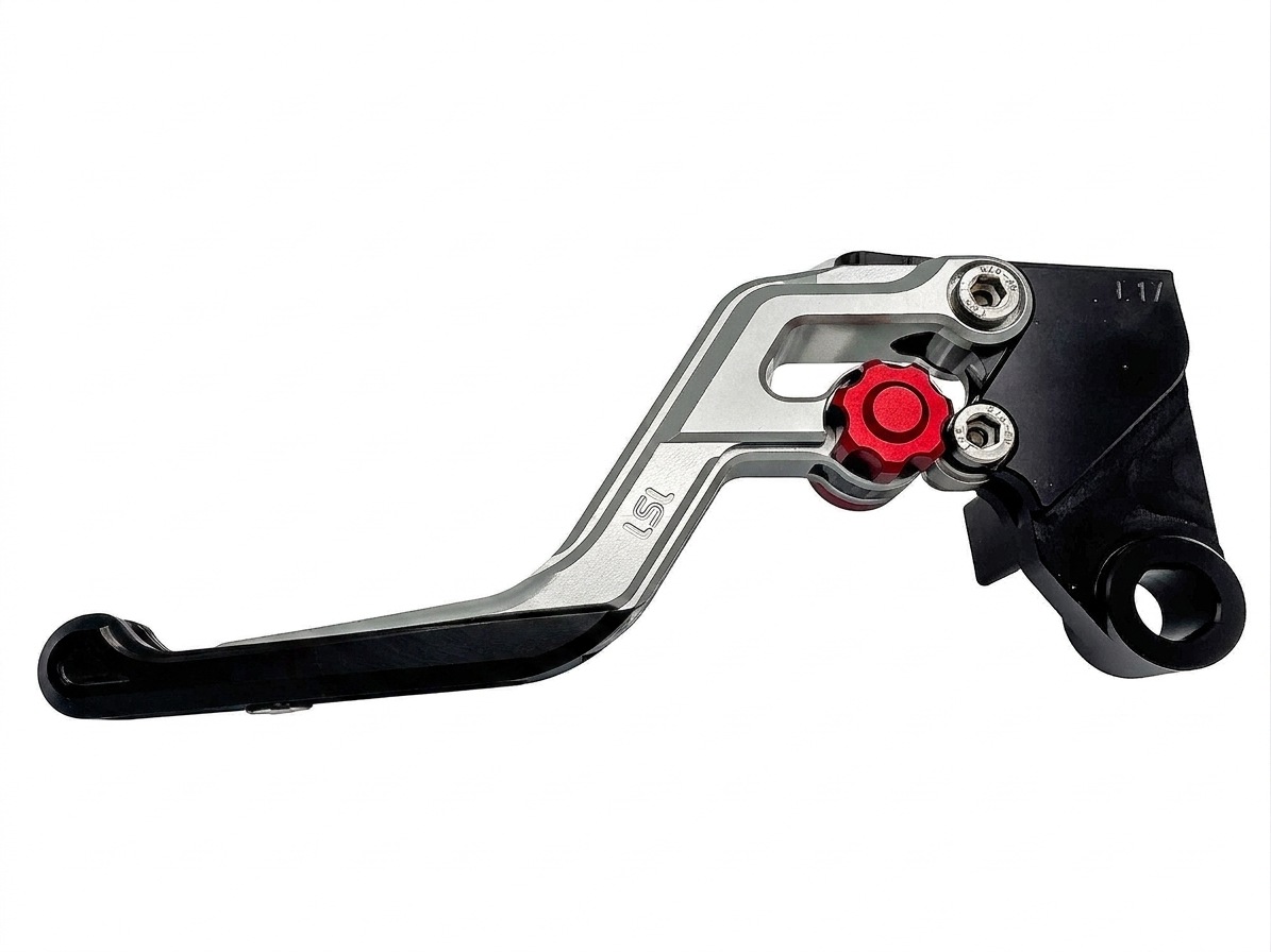LSL ERGONIA Kupplungshebel L54 Silber/Rot/Schwarz