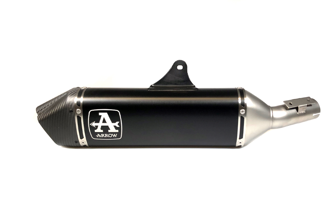 ARROW VELOCE DARK Slip-On Aluminium für Honda CB750 Hornet Modelljahr 2023-
