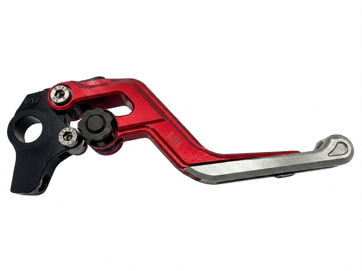 LSL ERGONIA Bremshebel R22 Rot/Schwarz/Silber