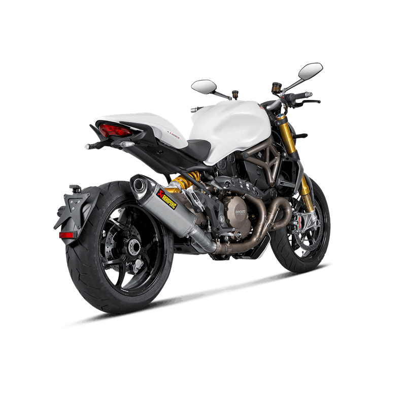 Akrapovic Link Pipe (Titanium) Auspuffanlage für Ducati Monster 1200R 2017-2020 Monster 1200 / 1200 S 2017-2020 Monster 821 2014-2020