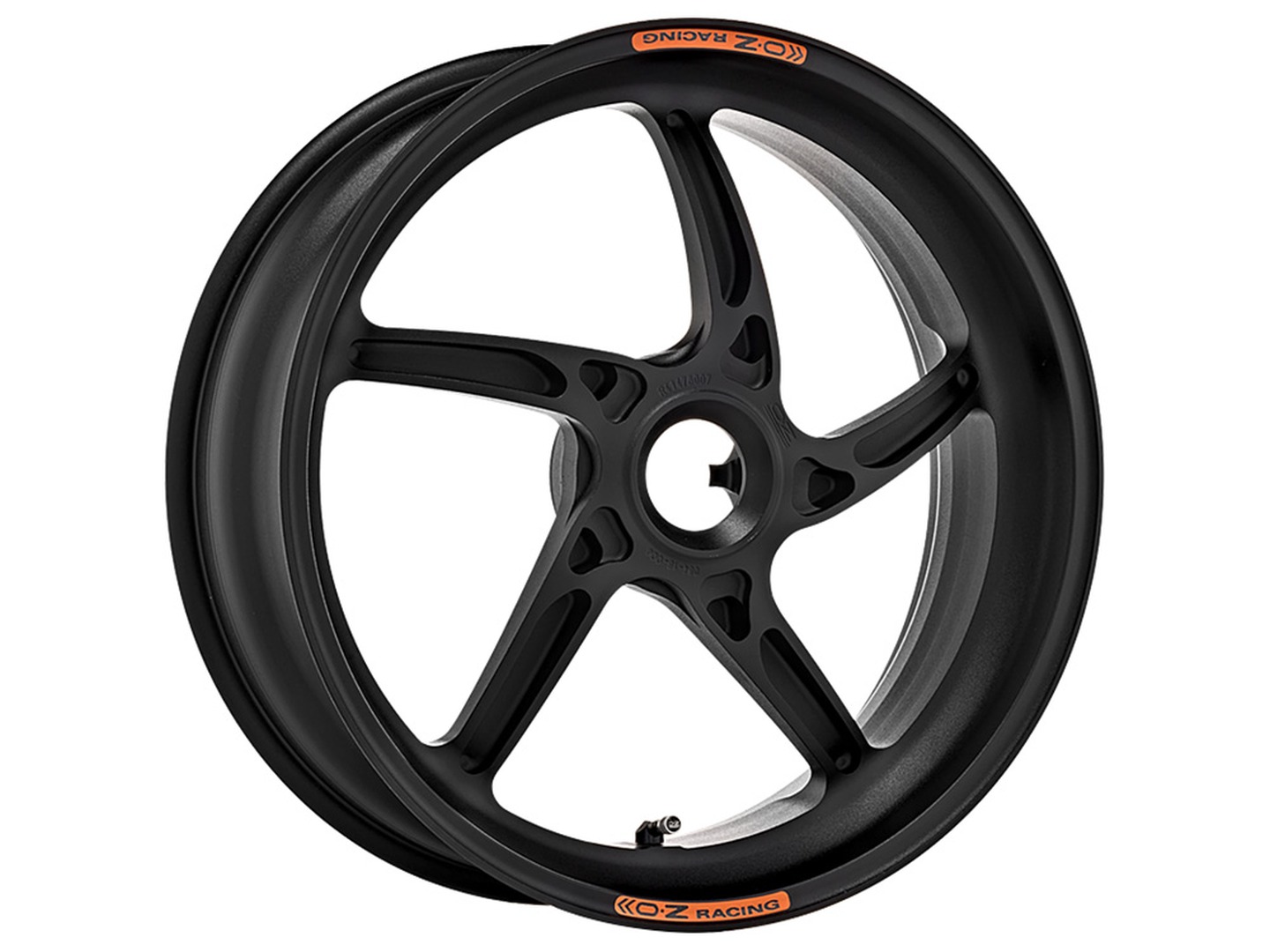 OZ Piega R Aluminium hinten in schwarz matt für Honda CBR1000RR Fireblade (SP), SC77, 2017-2019 und CBR1000RR Fireblade SP2, SC77, 2017-2018