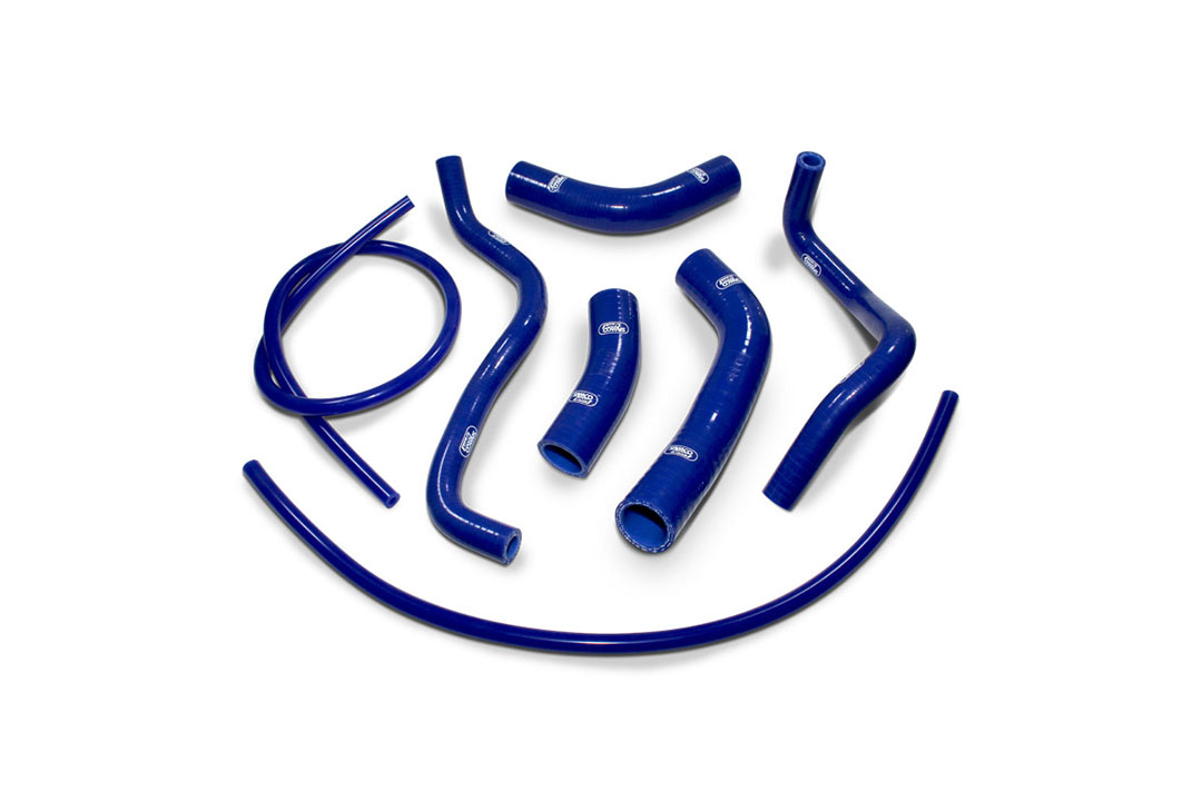 SAMCO SPORT Siliconschlauch Kit blau für Yamaha Tenere 700 Modelljahr 2019-2024