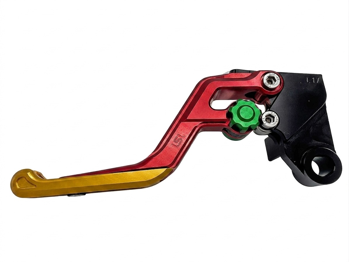 LSL ERGONIA Kupplungshebel L13 Rot/Grün/Gold