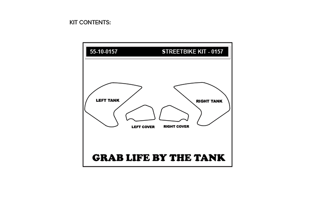 Stompgrip schwarz, Icon, für Yamaha MT07, 2018-2020