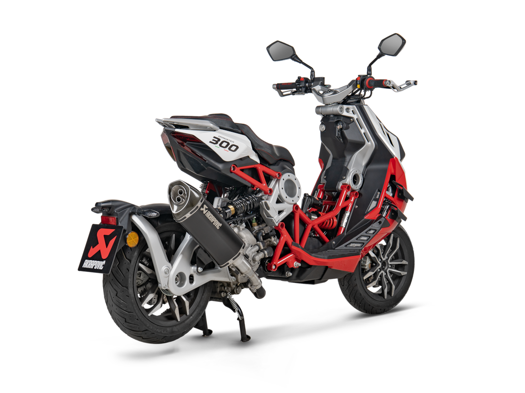 Akrapovic Slip-On Line (Titanium) Auspuffanlage für Italjet Dragster 300, 2024-