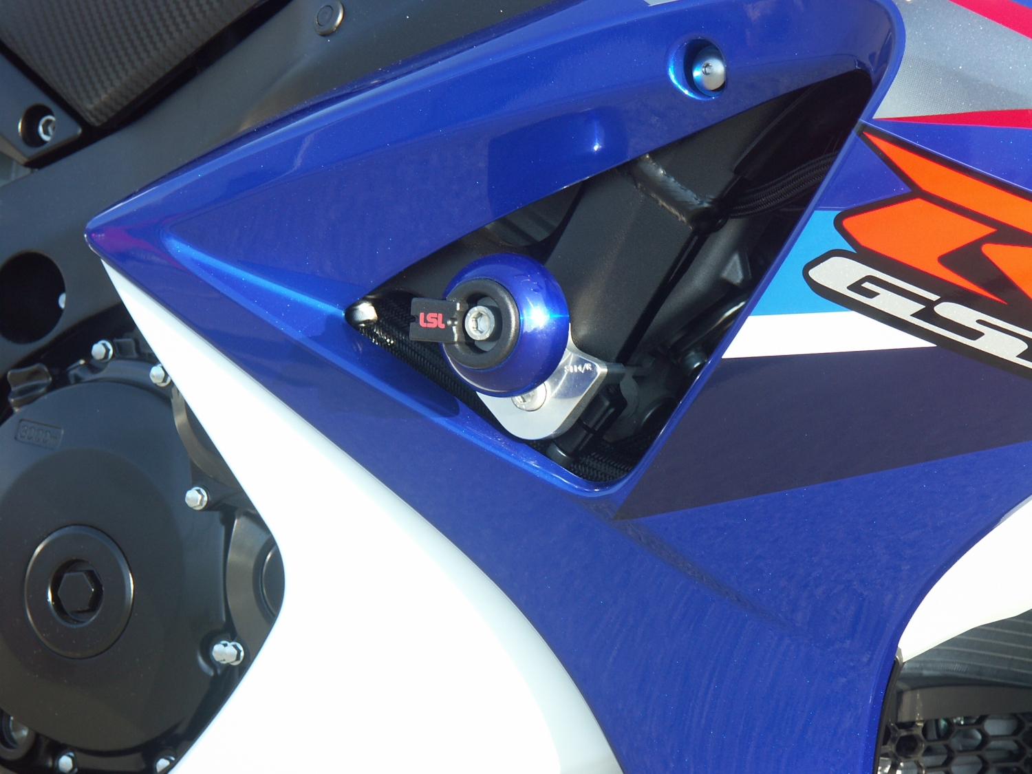 LSL Crash Pad Anbaukit für Suzuki GSX-R1000,  2007-2008, ohne Adapter