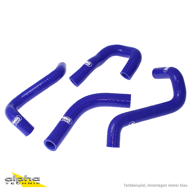 SAMCO SPORT Siliconschlauch Kit blau für Kawasaki GPZ500S Modelljahr 1987-2005