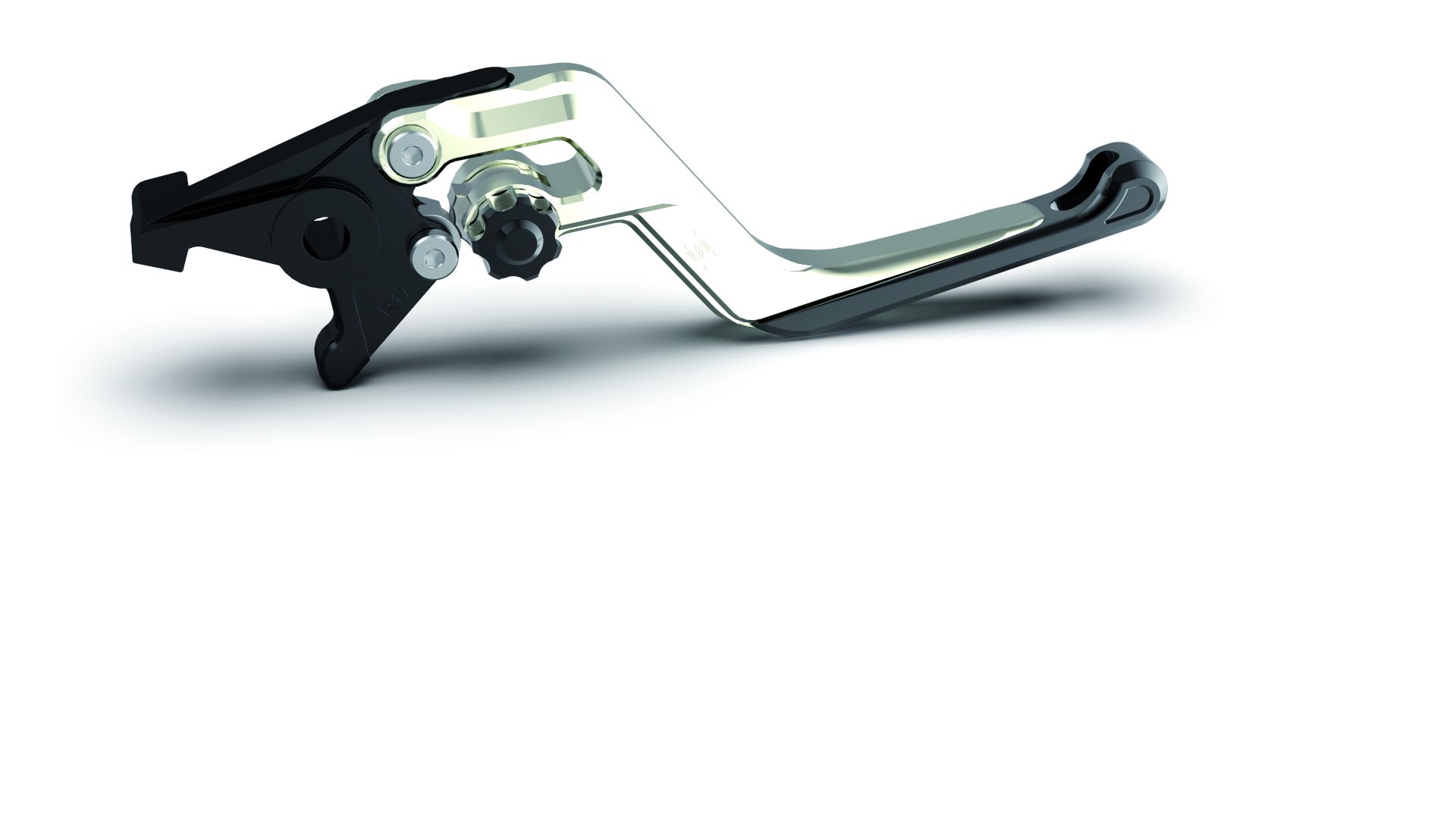 LSL ERGONIA Bremshebel R12 Silber/Schwarz/Schwarz