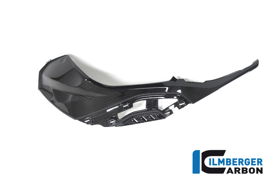 Ilmberger Carbon Seitendeckel links am Tank, Carbon