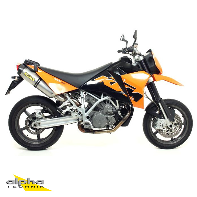 ARROW Auspuff RACE TECH für KTM 950SM / 990SM / 990SMR aus Titan