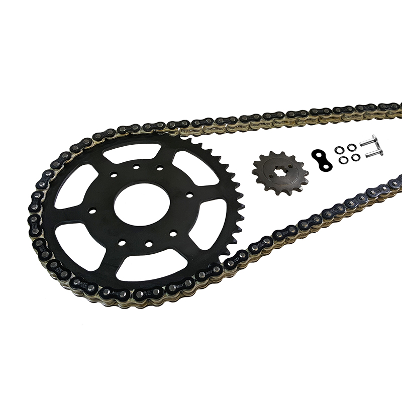 EK-Chain Kettensatz 530 MVXZ-2 für Honda VF750F Modelljahr 1983-1985 Farbe Schwarz