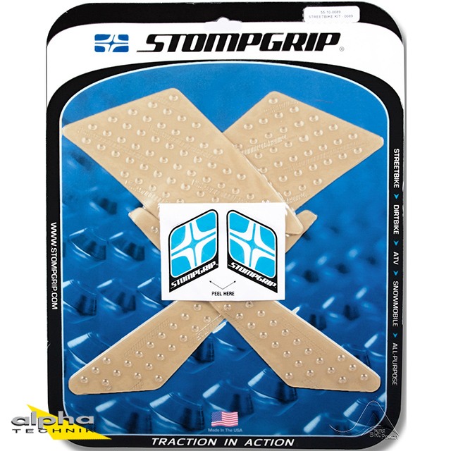 Stompgrip klar, Volcano, für Kawasaki KLX250, 2009-2020, KLX300 2021-2026