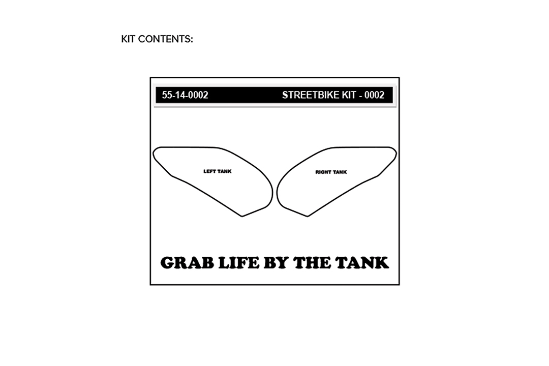 Stompgrip klar Icon, für Yamaha YZF-R1 (2004-06), XJR1300 (2002-2015), FZS1000 (2001-2005)