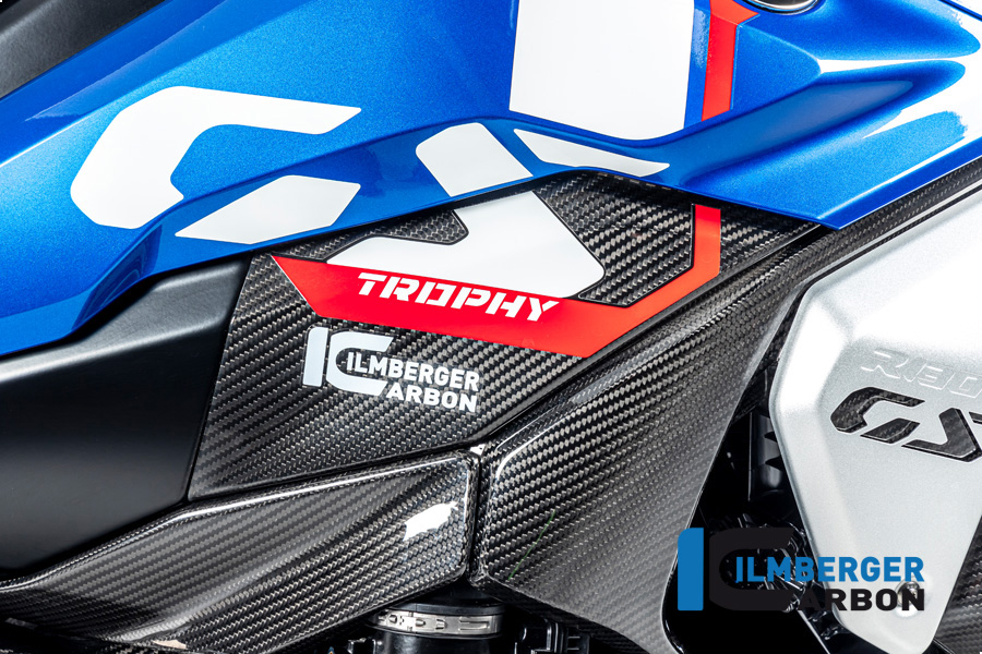 Ilmberger Carbon Tankabdeckung unten rechts (oberes Teil), glänzend, BMW R1300GS 2023-
