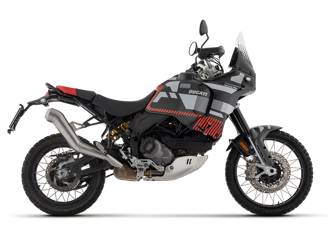 ARROW DAKAR REPLICA RACING Auspuff für Ducati Desert X 950 Modelljahr 2022-2023