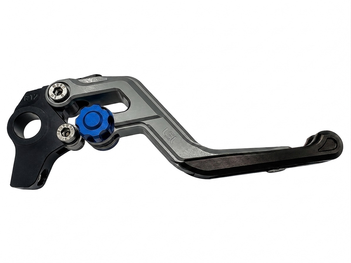 LSL ERGONIA Bremshebel R53R Silber/Blau/Schwarz