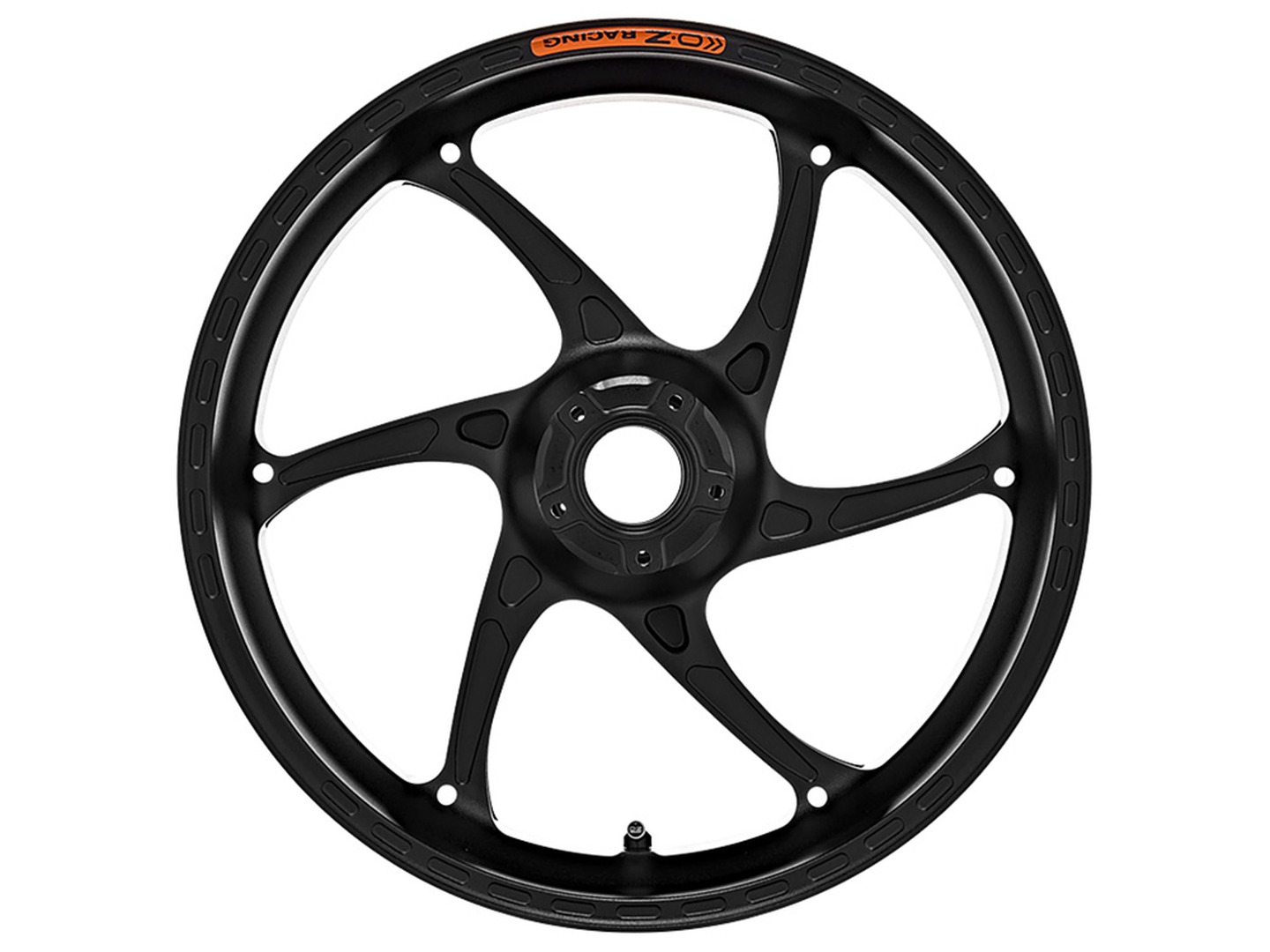 OZ Gass RS-A Aluminium hinten in schwarz matt für Kawasaki ZX10R Ninja, 2006-2010