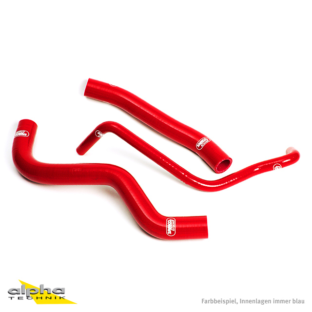 SAMCO SPORT Siliconschlauch Kit rot für Honda CB600F Hornet Modelljahr 1998-2006