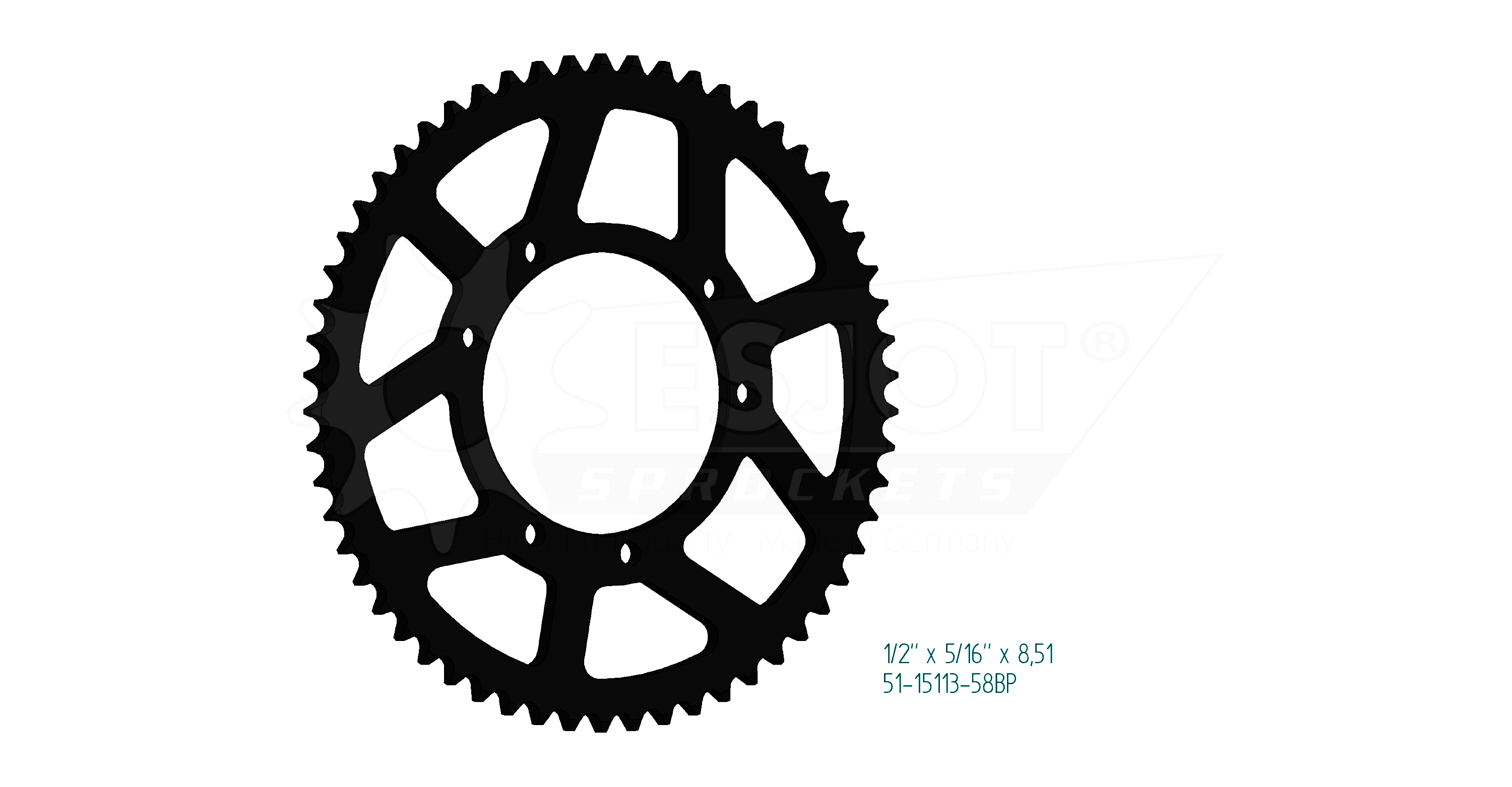 ENUMA Kettensatz 428 HO für Fantic Motard Casa 125 ab Modelljahr 2017-