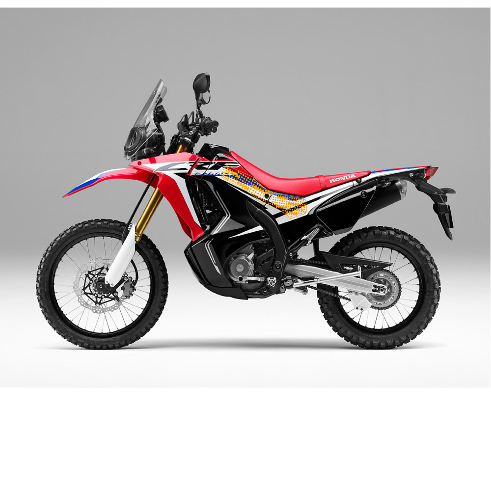 Stompgrip klar, Volcano, für Honda CRF250 Rally, 2017-2020