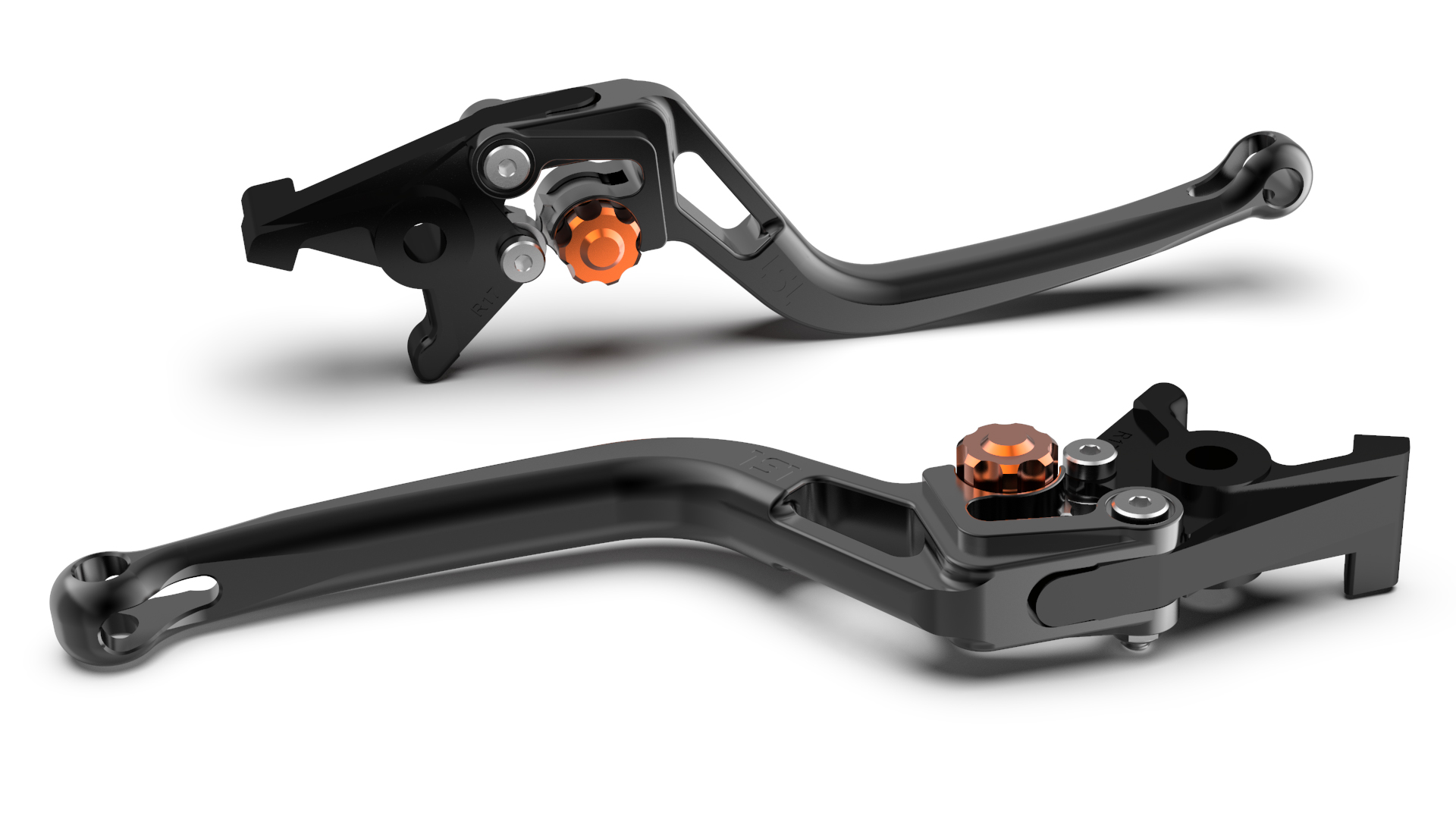 LSL Kupplungshebel BOW L83R, schwarz/orange