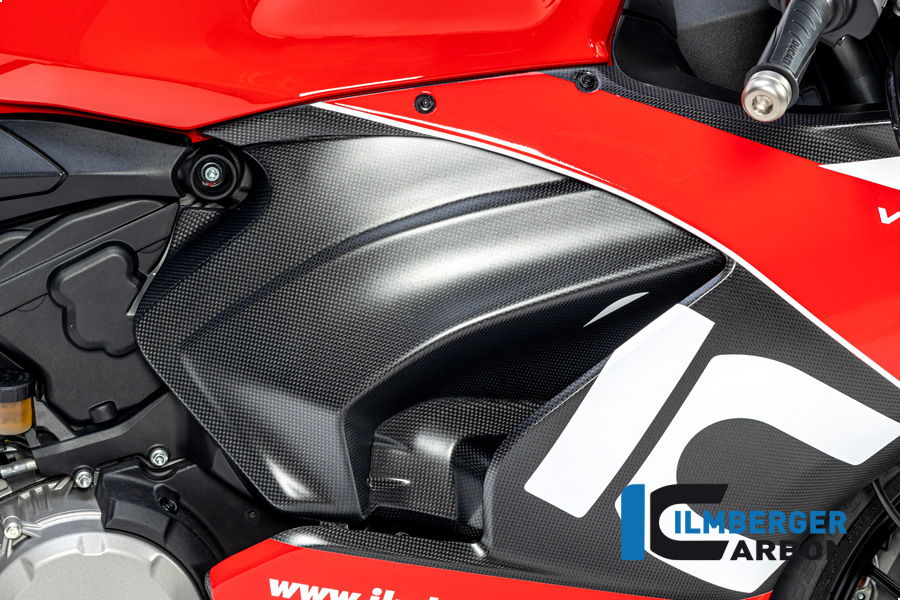 Ilmberger Carbon Abdeckung unterm Rahmen rechts, matt, Ducati Panigale V2 2020-
