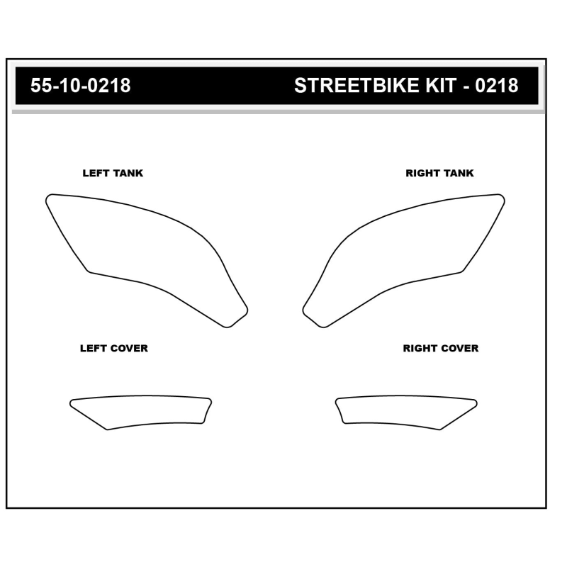 Stompgrip Tank Pad hybrid, Icon, für Yamaha, YZF-R9, 2025