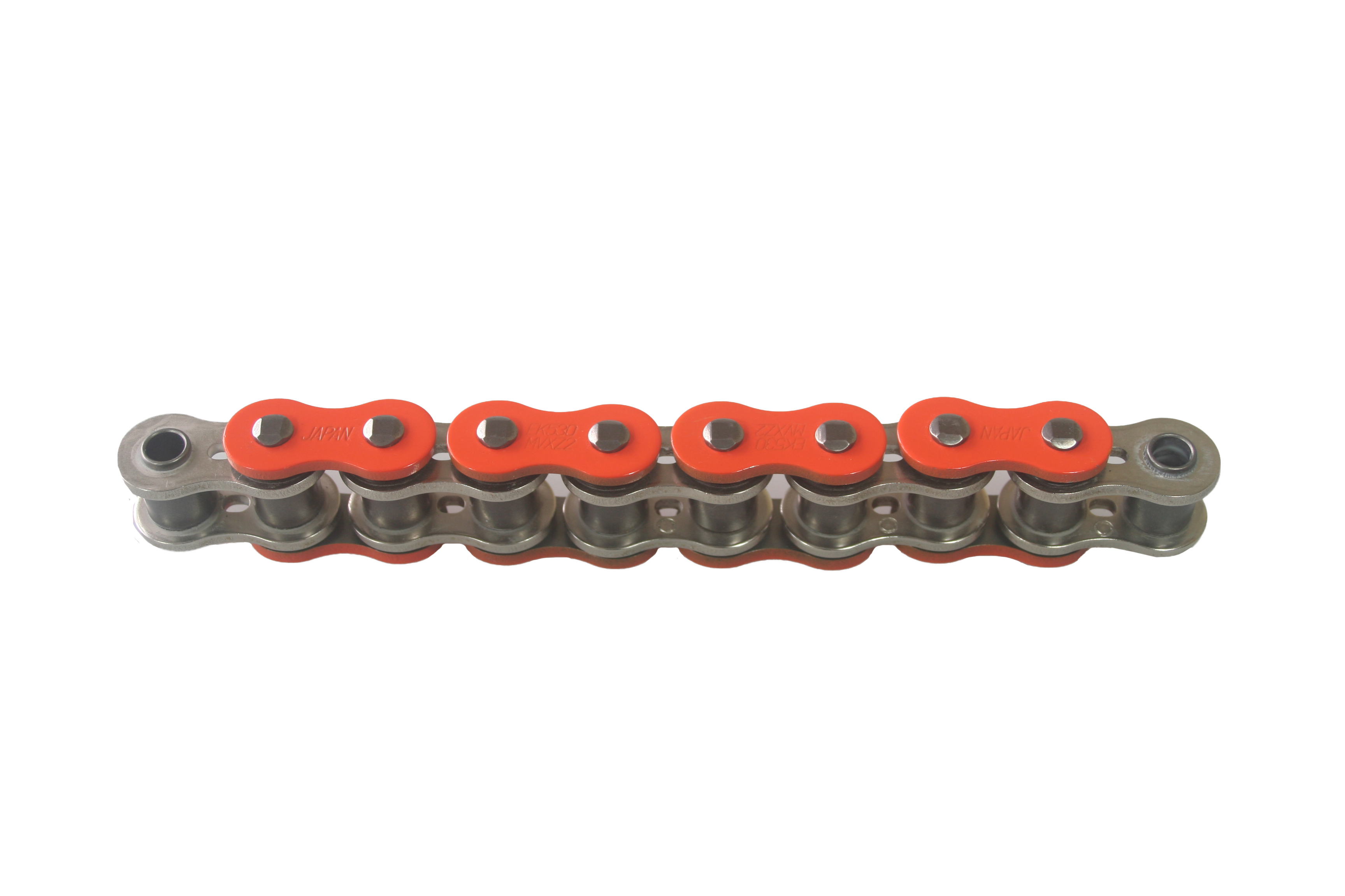 EK-Chain Kettensatz 525 MVXZ-2 orange für Yamaha YZF-R7, Typ RM39, ab Modelljahr 2022-