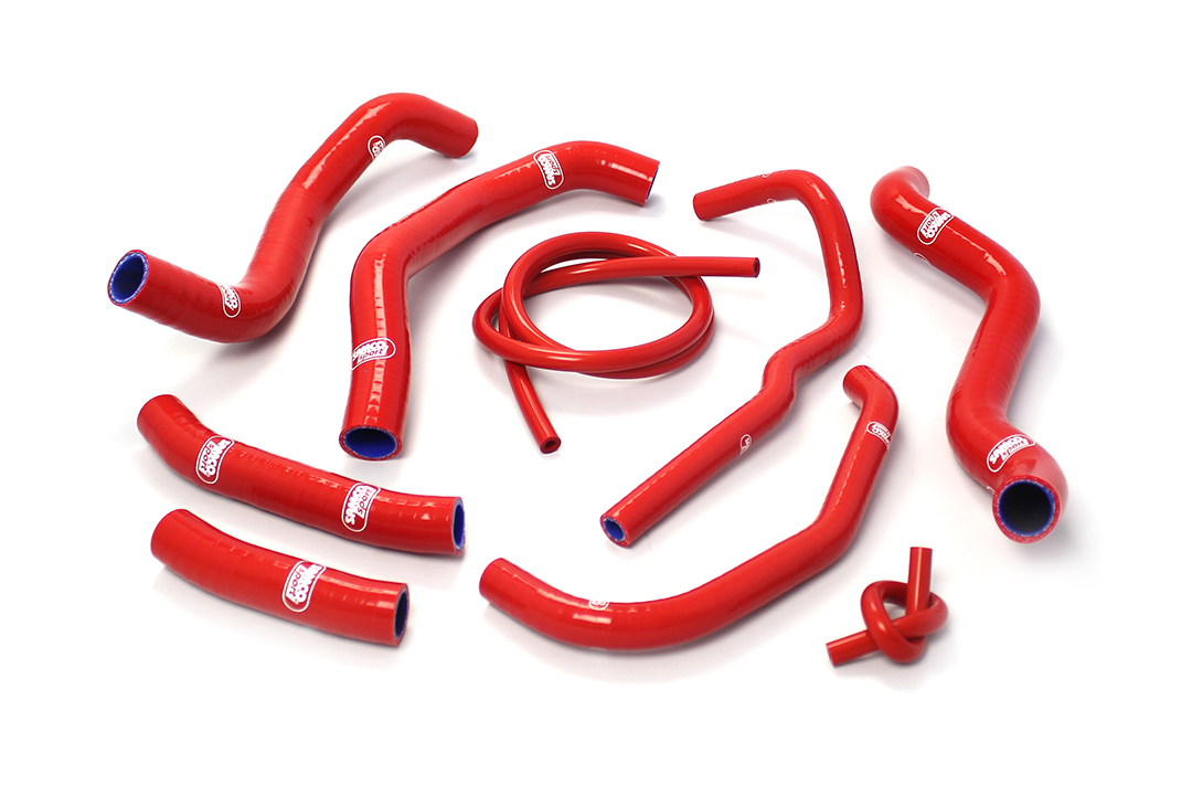 SAMCO SPORT Siliconschlauch Kit rot für Honda CBR1000RR-R Fireblade SP Modelljahr 2020-2023