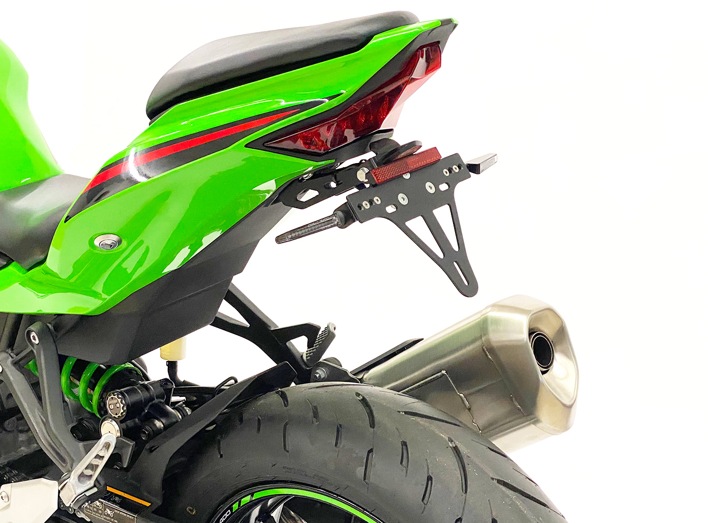 alpha Technik Kennzeichenhalter für Kawasaki Ninja ZX4-R / ZX-4RR, Modelljahr 2024- 